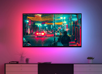 Kit Feican Sync Box Dropshipping, rétroéclairage LED avec RGBIC TV, bande lumineuse intelligente à immersion libre, 5 mètres, plastique noir