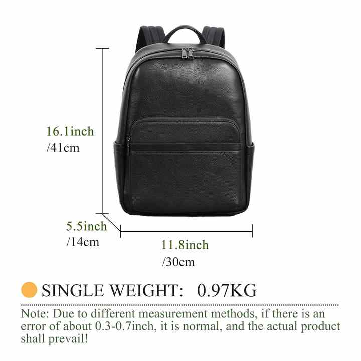 Custom Capacity Leather Backpack Laptop Backpack Bag Waterproof Laptop