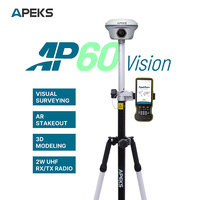 Récepteur GNSS APEKS AP60 Vision Rover, portée UHF 8-15 km, protocole LoRa, GPS, base et mobile pour levés visuels