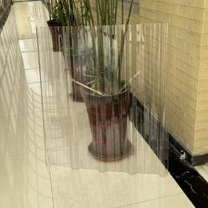 3mm folha grossa PC amostra grátis design moderno policarbonato ondulado toldo telhado plástico estufa painéis para hotéis - Product Image 3