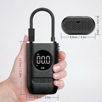 Portable Cordless Tire Inflator 150PSI 4000mAh Battery-powered Electric Air Pump Digital Meter Rechargeable Car Air Compressor