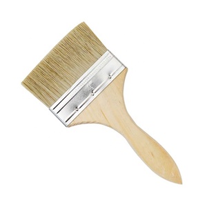TGS Offre Spéciale – Ensemble de pinceaux industriels à poils naturels pour <span class=keywords><strong>peinture</strong></span> murale avec manche en bois, personnalisable OEM - Product Image 1