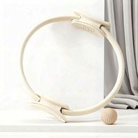 Anneau de Pilates personnalisé avec logo, cercle de gym magique, balle lestée en silicone pour Pilates et yoga, léger pour la maison et le studio