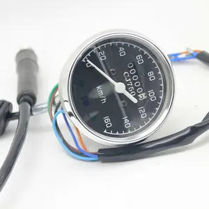 Ural CJ-K750 M72 Retro Round Speedometer New Style Install At Headlight with Mileage Line Case for Sidecar R50 R1 R12 R 71