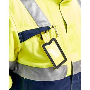 BLAKLADER - 486218113389L Veste hiver haute visibilité Jaune/Bleu marine-EAN 7330509370766 HI-VIS WORKWEAR - Product Image 3