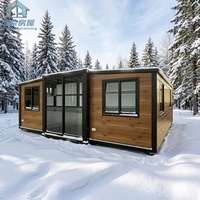Conteneur habitable extensible de 20 pieds, résistant aux intempéries, structure en acier, idéal pour cliniques et bureaux – Design moderne – Vente chaude directe usine
