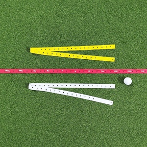 <span class=keywords><strong>Règle</strong></span> de distance de putting SwingPerfect Golf, ensemble de 3 couleurs, bande flexible <span class=keywords><strong>en</strong></span> PVC numérotée 35 trous, aide à l'entraînement pour le contrôle de la vitesse - Product Image 1