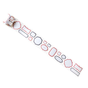 Ruban adhésif de 2 m/rouleau, style minimaliste, papier d'étiquette, matériaux de décoration de tente faits à la main, 6 options - Product Image 5