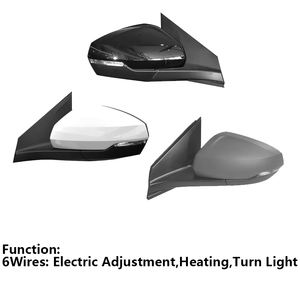 Rétroviseur latéral adapté pour 2019 2020 2021 2022 Volkswagen VW <span class=keywords><strong>Polo</strong></span> Rétroviseur de voiture Rétroviseurs de porte latéraux Assemblage Clignotant - Product Image 2