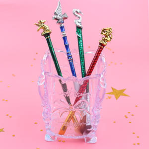 4 pièces exquis écoles <span class=keywords><strong>de</strong></span> magie <span class=keywords><strong>maquillage</strong></span> <span class=keywords><strong>pinceau</strong></span> ensemble métal 3D personnage magique <span class=keywords><strong>Harry</strong></span> fard à paupières brosse <span class=keywords><strong>Potter</strong></span> cadeau - Product Image 4