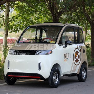 Mini Auto Eléctrico de Cuatro Ruedas con Impresión Personalizada, Baja Velocidad, Pequeño, 2 Puertas, 4 Asientos, Batería Opcional para Viajes Diarios en la Ciudad - Product Image 4