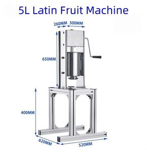 Máquina Manual de Churros de Acero Inoxidable de Alta Resistencia, Churrera Española Vertical Operada a Mano para Frutas Latinas - Product Image 4