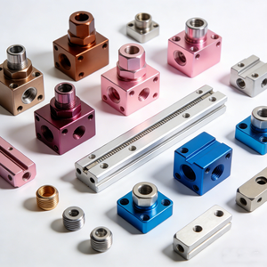 חלקי אלומיניום מדויקים לייצור CNC משנת 2026 עם חריטת לוגו, אנודייז שחור, לחלקי רכב מרוץ - Product Image 5