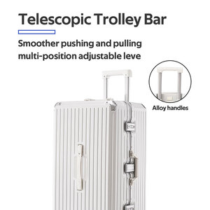 Set di Valigie Nuove all'Ingrosso, Stile Classico, Alta Qualità, <span class=keywords><strong>Grande</strong></span> Capacità, 3 Pezzi, per Lunghi Viaggi, Principalmente in ABS PC Alluminio, Unisex - Product Image 6