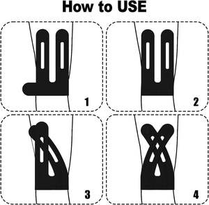 Fabrieksprijs 25Cm * 22Cm Voorgesneden Kinesiologie Tape Kniebeschermingspleisters Voor Spieren Ideaal Voor Het Uitvoeren Van Medische Zorg - Product Image 4