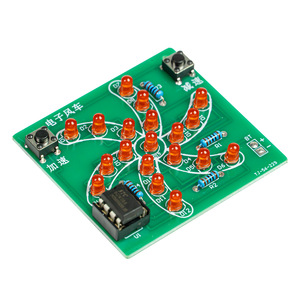 Kit de Soudure Électronique Étudiant OKYN-Y2295, Ensemble Lumineux Rotatif LED Électronique en Forme de Moulin à Vent pour Expériences de Physique - Product Image 1