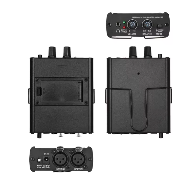 Studio Personal in Ear Monitor Headphone Amplifier Amp With XLR Inputs 3.5mm Output