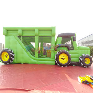 Pista de obstáculos inflable para tractor y castillo inflable, combo de parque de obstáculos inflable, casas de brinco inflables - Product Image 3