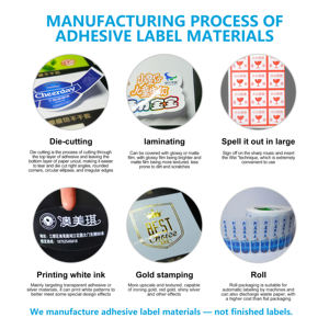 <span class=keywords><strong>Rouleau</strong></span> géant de <span class=keywords><strong>papier</strong></span> autocollant blanc sur mesure pour l'impression numérique haute vitesse et l'industrie de l'emballage - Product Image 3