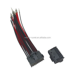 TE オリジナル MQS 2329592-1 2329592-2 2329592-3 2329592-4 +5-963715-1 UL3302/UL10368-20AWG カスタム自動車用ワイヤーハーネス - Product Image 1