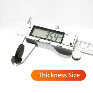 Aimant rond spécial à double étape en forme de demi-cercle Aimant D32* D26 * H3.5 Époxy noir électro-plaqué - Product Image 4