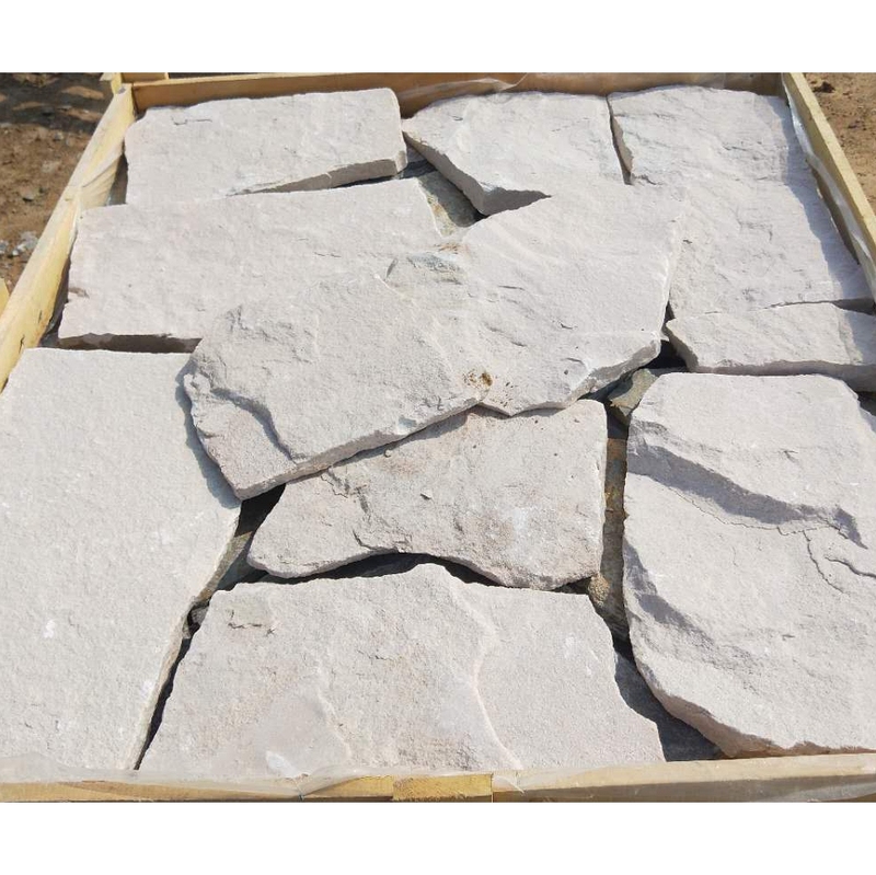 SHIHUI Popular White Sandstone Loose Stone