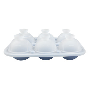 Moule à glaçons 3D LifeTop en forme de balle de tennis, grand moule à glaçons en silicone amusant pour <span class=keywords><strong>whisky</strong></span> avec entonnoir pour cocktails, bourbon, brandy, <span class=keywords><strong>whisky</strong></span> - Product Image 6