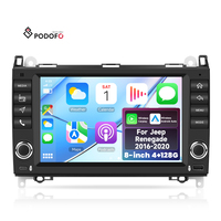 Podofo Radio mobil 8 "Android 4 + 128, GPS/WiFi otomatis Android Untuk Benz Sprinter W906 Viano/VITO pabrik OEM/ODM