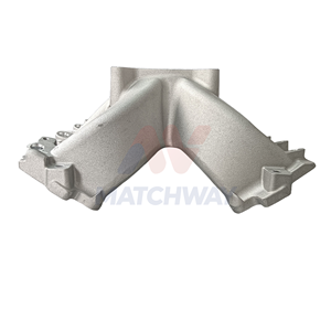 Collecteur d'admission à simple plan MATCHWAY, en aluminium satiné usiné <span class=keywords><strong>CNC</strong></span>, pour moteur Chevy Gen III/IV LS1/LS2/LS6 EFI - Product Image 3