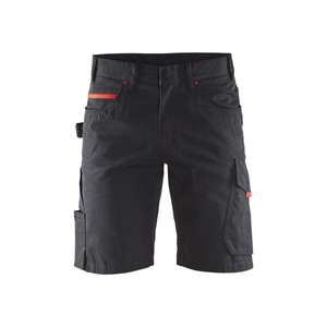 BLAKLADER - 149913309956C48 Service <b>shorts</b> Black/Red - EAN 7330509549766 WORK <b>TROUSERS</b> WORK <b>SHORTS</b> - Product Image 1