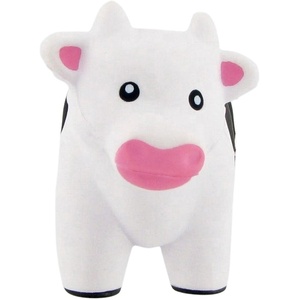 Custom Logo Silk Screen Printed PU Foam Stress Ball Soft Toy in <b>Animal</b> Cow Shape Promotional Anti-Stress Gifts for Stress Relief - Product Image 3