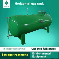 Flottation à air industriel Réservoir dissous horizontal Équipement pour eaux usées sous pression 220v Petite unité Machine de flottation à air