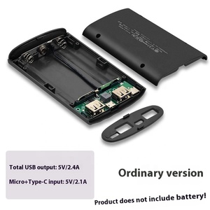 Hàn miễn phí 18650 pin hộp có thể tháo rời Type-C ngân hàng điện trường hợp với không dây nhanh chóng sạc điện thoại di động lắp ráp Kit - Product Image 6