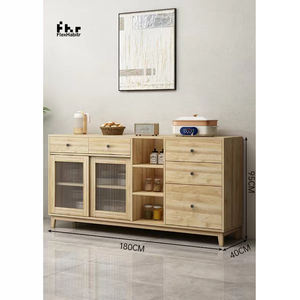 Armoire de salon la plus vendue Armoire latérale en bois Buffet en bois Armoire d'<span class=keywords><strong>aquarium</strong></span> en bois Présentoir de vente au détail personnalisé - Product Image 4