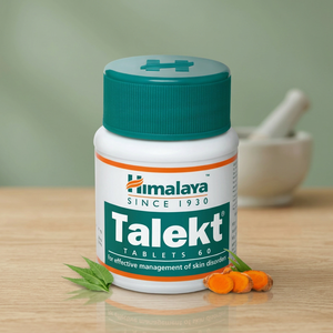 Comprimés d'extrait d'herbes Himalaya Talekt, complément ayurvédique pour la santé de la peau, éclat naturel, culture sauvage, qualité supérieure, en bouteille - Product Image 2