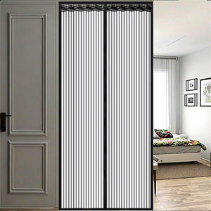 Cortina Mosquitera Magnética <span class=keywords><strong>para</strong></span> Puerta, Estilo Moderno, de Poliéster Resistente, Autosellante, Venta Caliente - Product Image 1