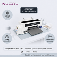 Nueva Impresora DTF Automática Compacta A3 XP600 de un Solo Cabezal para Escritorio, Estudio, OEM, Pequeñas Empresas, Máquina de Transferencia de Calor para Camisetas con Pigmento