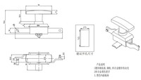 Serrure de cabinet étanche IP54 avec poignée en forme de T ou en forme de L, pour équipement électrique extérieur