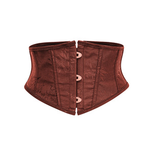 Corsets Vintage Jacquard Sous-Buste pour Femmes, Ceinture Amincissante, Serre-Taille Court, Bustiers à Lacets, Gaine Amincissante 3581 - Product Image 5