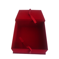 Boîtes cadeaux rigides en velours de luxe en gros, sacs à soufflets latéraux en plastique PET personnalisés de haute qualité, emballages en carton, boîtes à bijoux