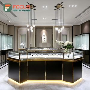 Muebles de Exhibición para Joyería de Alta Visibilidad, Panel de Vidrio Templado, Mostrador de Exhibición para Centro Comercial - Product Image 3