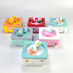 Boîte à musique rotative <span class=keywords><strong>La</strong></span> Doyee <span class=keywords><strong>Giraffe</strong></span> avec logo personnalisé, aimant, mélodie d'amis, artisanat, jouet pour enfants - Product Image 2