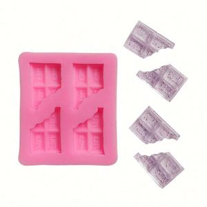 Herramientas para Decorar Fondant, Moldes de Silicona con Forma de Waffle, Molde para Pastel de Chocolate, OEM/ODM - Product Image 3