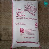 Farine de blé dur Chef's Choice T55 |   Riche en protéines 14-16% |   Certifié ISO/HALAL |   Fraisage |   Sac de 50 kg |   Grade |   Pureté 99%