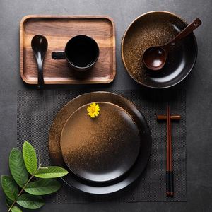 Hotel Restaurants Japanese Design 6 Inch <b>Ceramic</b> Dinnerware Round Dishes Steak <b>Plates</b> Under Glazed Stoneware Dinner <b>Plate</b> - Product Image 4