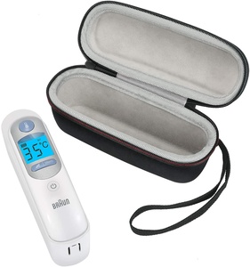 Grosir kustom hitam EVA suhu dahi telinga termometer pembawa medis case-case saja - Product Image 2