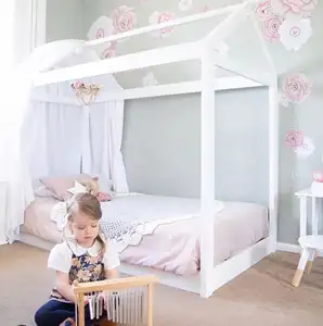 Sampo Fabricant Personnalisable Pour Enfants Chambre À Coucher Arbre Maison Lit Hôtel Hauteur Réglable FSC Montessori Enfants Lit En Bois