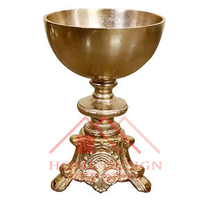 Decoración Metal Aluminio Macetas Floreros para la venta Centros DE MESA DE BODA Piso Trompeta Jarrones Para el hogar Hoteles y restaurantes - Product Image 3