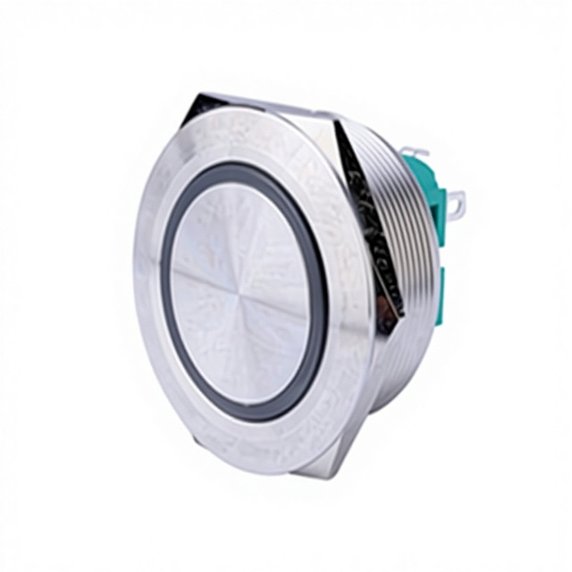 AIBEIKEN Metal Push Button IP67 IK08 5A 30MM Ring Latching/Momentary Stainless Steel Push Button Switch Stable & Reliable