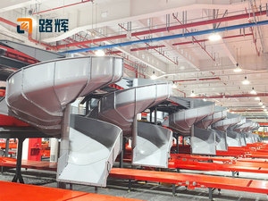 Luhui duy nhất nhập CHUTE Modular cài đặt máng xoắn ốc trượt cho nhỏ lớn hành lý bưu kiện hộp polybag thương mại điện tử - Product Image 3